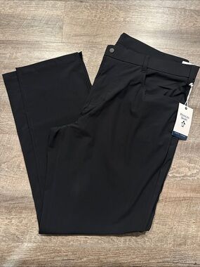 Original Penguin Black Straight-Leg Dress golf Pants Size XXL